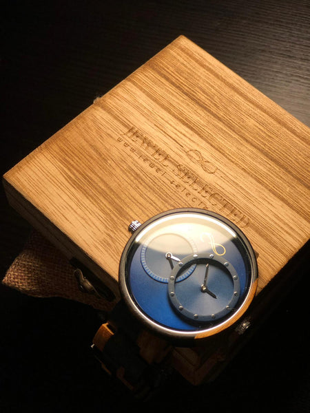 MONTRE POUR HOMME AVEC BRACELET EN BOIS EN EDITION LIMITEE