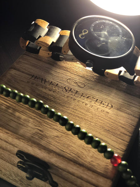 MONTRE POUR HOMME AVEC BRACELET EN BOIS EN EDITION LIMITEE