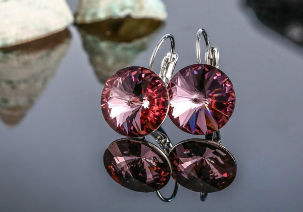 Bella -Boucles d'Oreilles en Cristal
