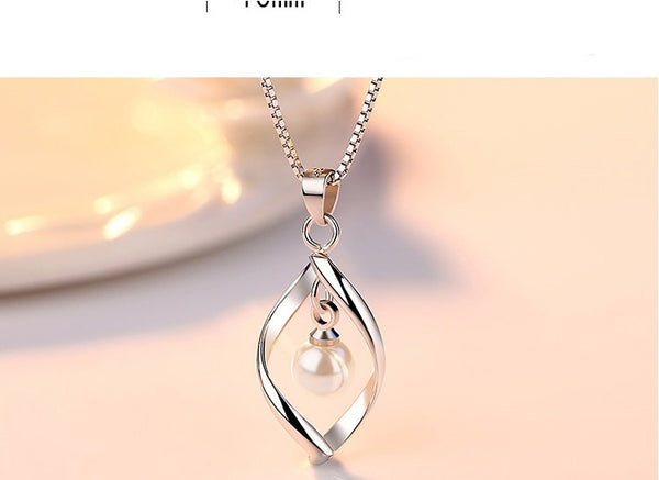 Origine - Collier en Argent 925 avec Perle d'eau douce