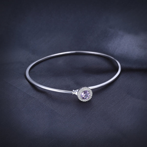 Alexandrine - Bracelet en Argent 925 avec Alexandrite Naturel