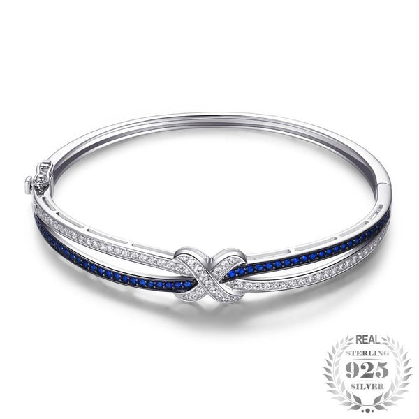 Choisir C'est Devenir - Bracelet en Argent Sterling avec Spinelles Naturelles