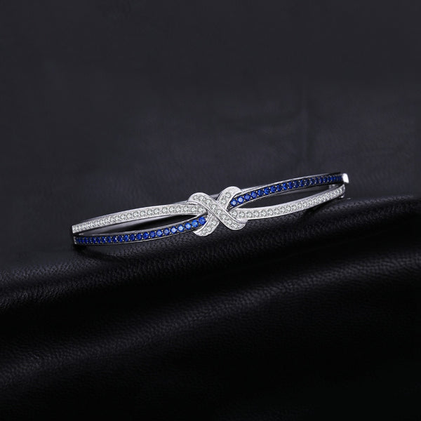 Choisir C'est Devenir - Bracelet en Argent Sterling avec Spinelles Naturelles