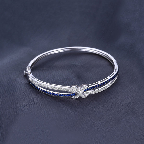 Choisir C'est Devenir - Bracelet en Argent Sterling avec Spinelles Naturelles
