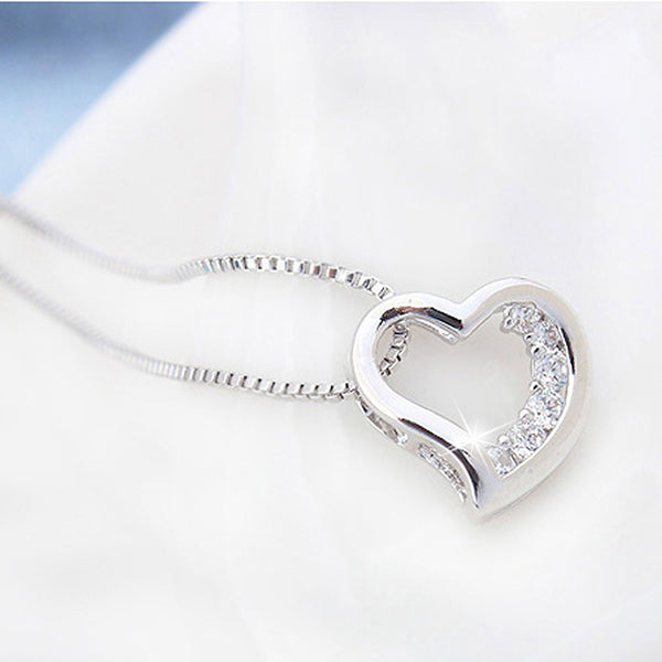 Cœur Balance - Collier en Argent 925