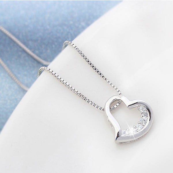 Cœur Balance - Collier en Argent 925