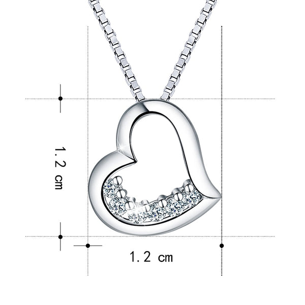 Cœur Balance - Collier en Argent 925