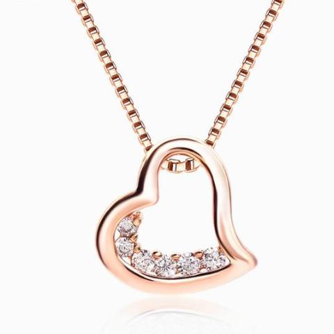 Cœur Balance - Collier en Argent 925