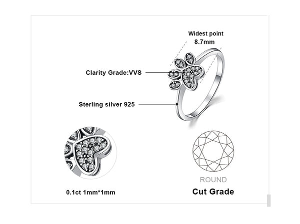 Patte - Bague en Argent 925