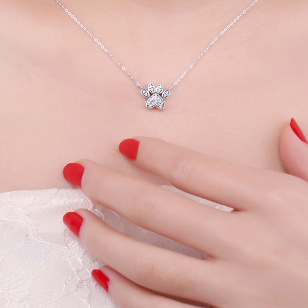 Vintage Paw - Collier en Argent 925