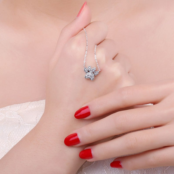Vintage Paw - Collier en Argent 925
