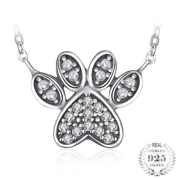 Vintage Paw - Collier en Argent 925