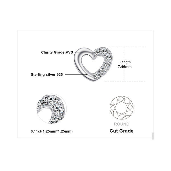Romantic - Boucles d'Oreilles en Argent 925