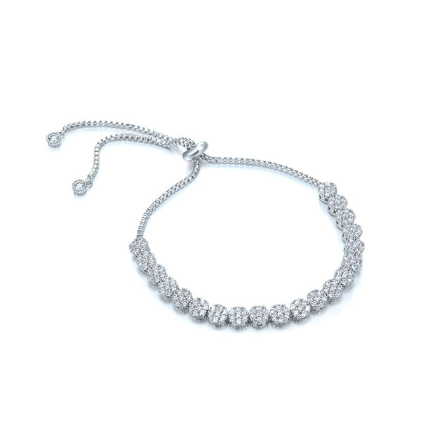 סלקטיבי - צמיד Argent avec Cristaux Swarovski