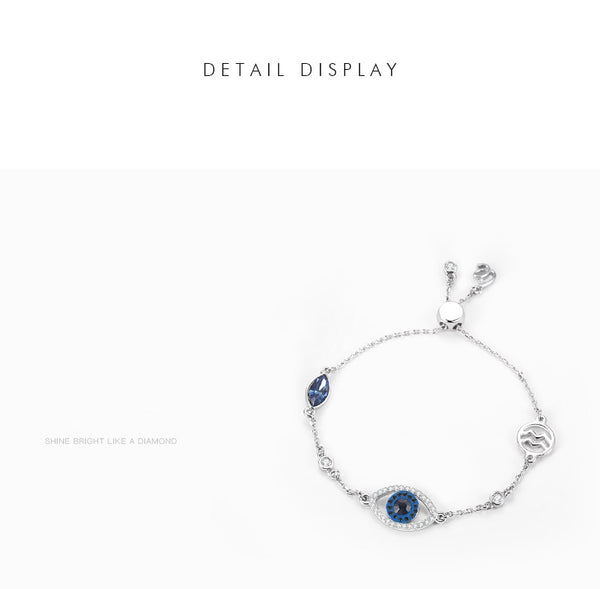 Constellation - Bracelet en Argent 925 avec Cristaux Swarovski