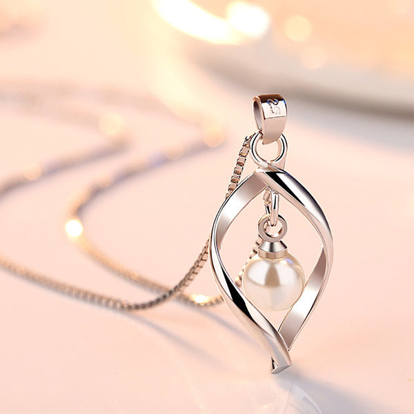 Origine - Collier en Argent 925 avec Perle d'eau douce