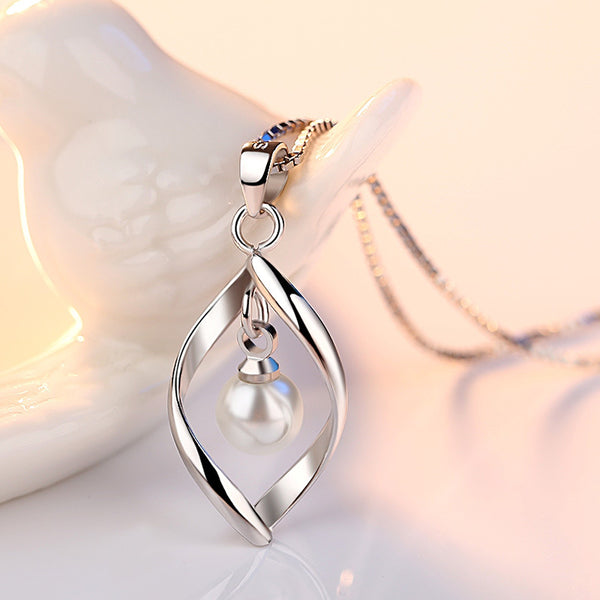 Origine - Collier en Argent 925 avec Perle d'eau douce