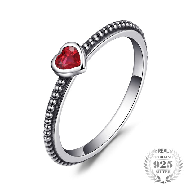 שלי - Bague en Argent 925 avec Rubis Naturel