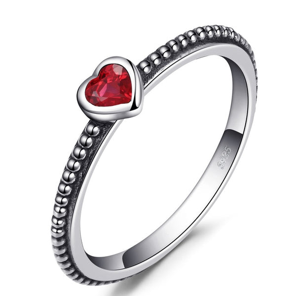 שלי - Bague en Argent 925 avec Rubis Naturel