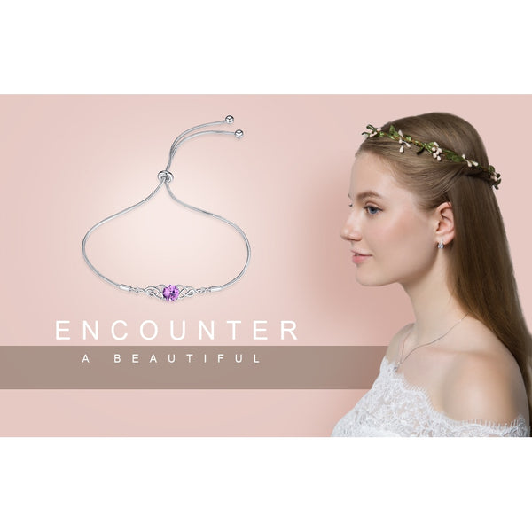 Bracelet Sapphire - En Argent sterling Souple