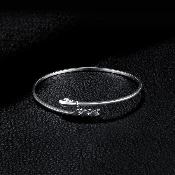 Vague &amp; Navire - Bracelet en Argent 925