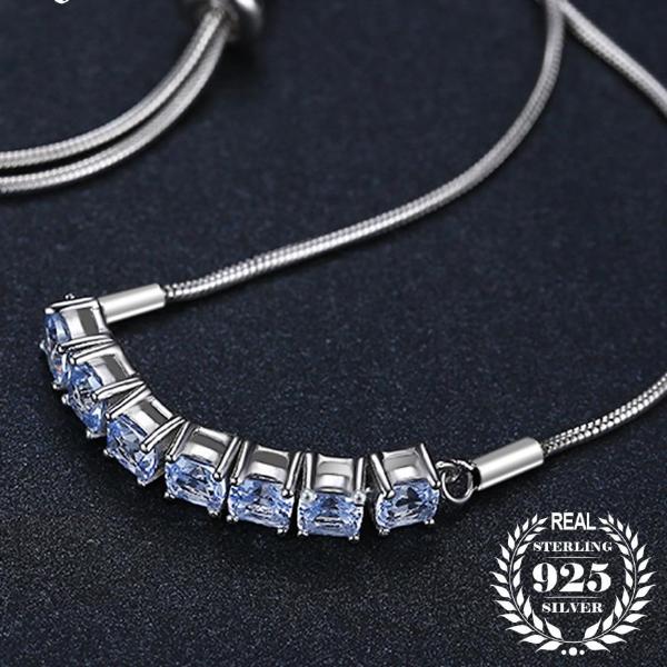 La Spinella - Bracelet en Argent 925 avec Spinelles Naturelles