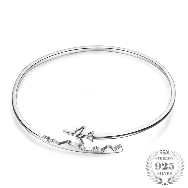 Plane - Bracelet en Argent 925