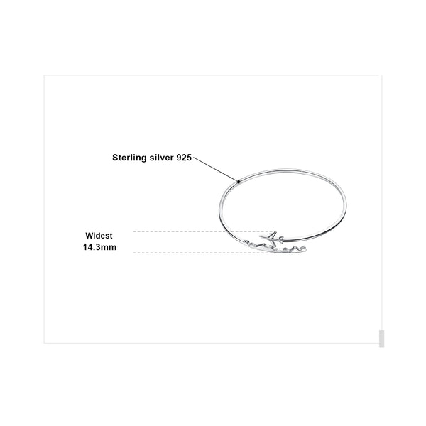 Plane - Bracelet en Argent 925