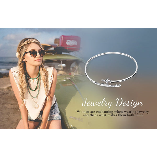 Plane - Bracelet en Argent 925