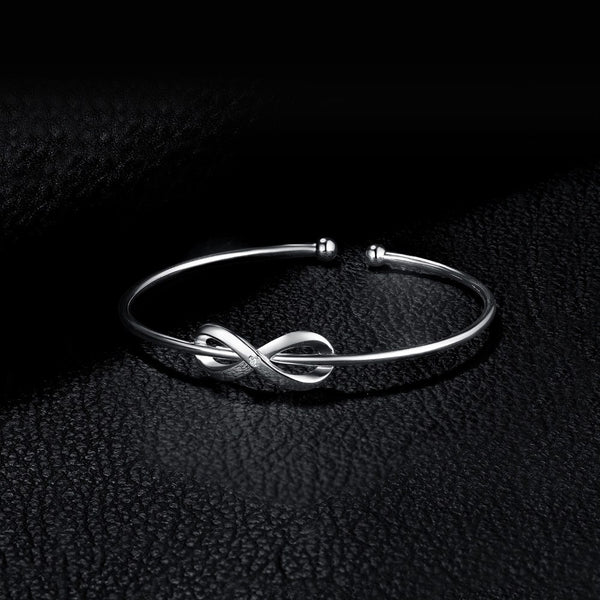 Infinity Love - Bracelet Fin en Argent Sterling