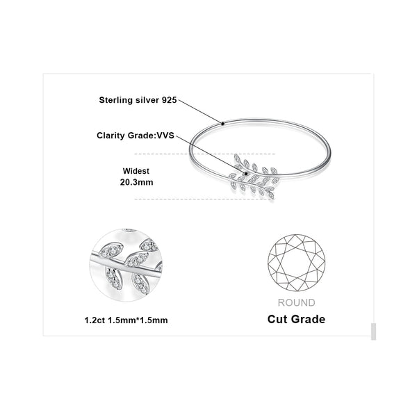 Leaf - Bracelet en Argent 925