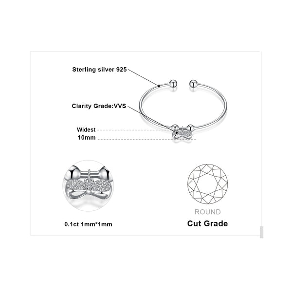 Papillon - Bracelet en Argent 925
