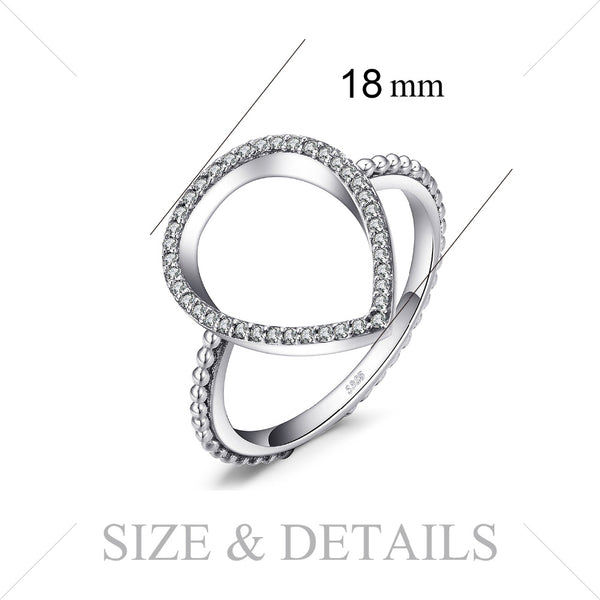 La Goccia - Bague en Argent 925