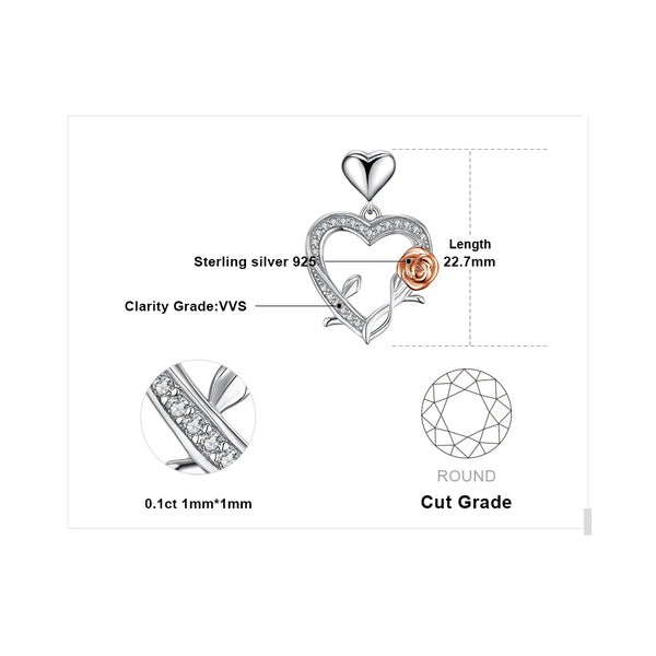 Ma Rose - Collier en Argent 925