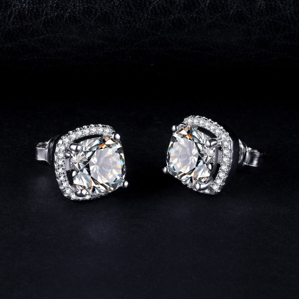 Halo - Boucle d'Oreilles en Argent 925